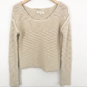 Gro á live Cream Wool Blend Sweater